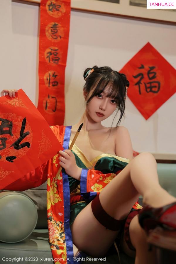 玥儿玥  [XiuRen]高清写真图 2023.01.20 No.6167 玥儿玥er 新春美腿第9张图片